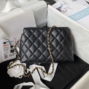 「#1182」Chanel 23A Golden Little Lion Chain Bag AP3429, Top Quality Size: 19 * 13 * 8cm