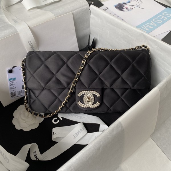 「#1185」Chanel 23A Hot Selling Pearl Stick Bag AS3791, Top Quality Size: 11.5 * 26 * 4cm