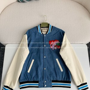 「#4286」GUCCI FW23 Color-blocked Baseball Uniform