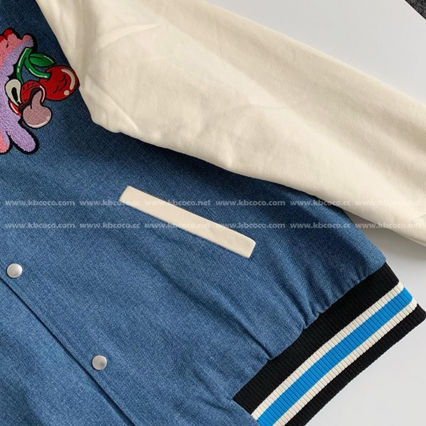 GUCCI FW23 Color-blocked Baseball Uniform