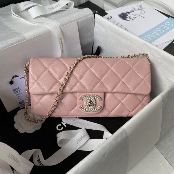 「#1191」Chanel 23A Hot Selling Pearl Stick Bag AS3791, Top Quality  Size: 11.5 * 26 * 4cm