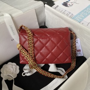 「#1207」Chanel 23S Underarm Bag AS3984, Top Quality    SIZE: 12 * 18 * 10cm