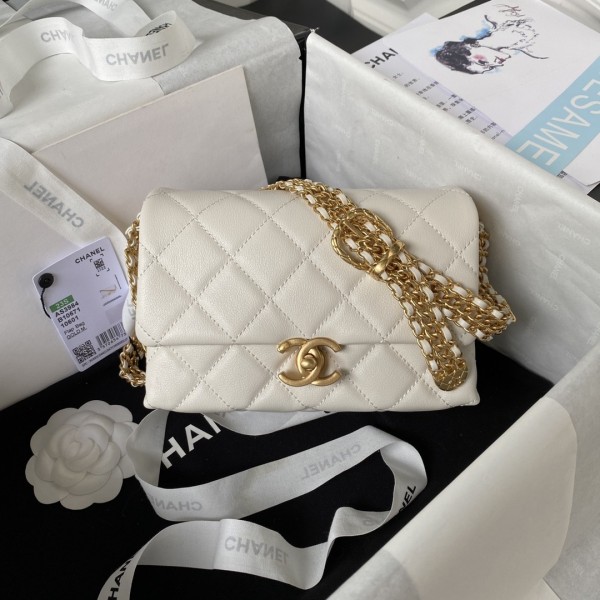 「#1208」Chanel 23S Underarm Bag AS3984, Top Quality    SIZE: 12 * 18 * 10cm