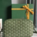 「#1212」Goyard 2023 brand new Khaki Green Cap-Vert camera bag Size: 22 * 13 * 6.5cm