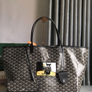 「#1217」Goyard Saint Louis GM special painted Dou style shopping bag