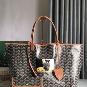 「#1218」Goyard Saint Louis GM special painted Dou style shopping bag