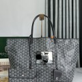 「#1220」Goyard Saint Louis GM special painted Dou style shopping bag