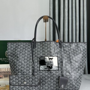 「#1220」Goyard Saint Louis GM special painted Dou style shopping bag