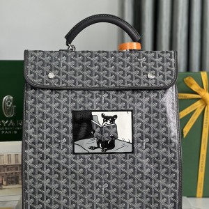 「#1229」Goyard Limited Edition Bucket Saint Leger Folding Backpack Size: 33 * 35 * 16cm