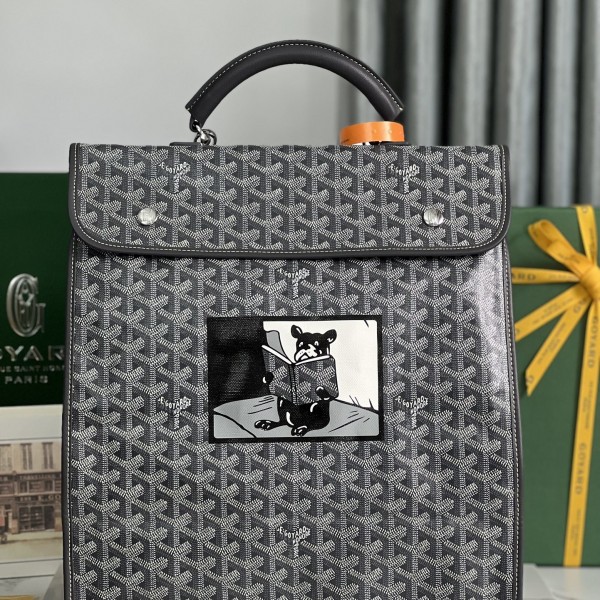 「#1229」Goyard Limited Edition Bucket Saint Leger Folding Backpack Size: 33 * 35 * 16cm