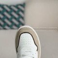 「#4303」Louis Vuitton Leather dark concave printed board shoes