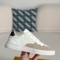 「#4303」Louis Vuitton Leather dark concave printed board shoes