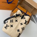 「#1278」Louis Vuitton's New Lafite Cotton Embroidery N É ONO É Bucket Bag M23080 Size: 26 * 26 * 17.5cm