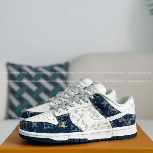 「#4326」Louis Vuitton x Nike Dunk Cowboy low-top plank shoes