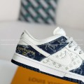 「#4326」Louis Vuitton x Nike Dunk Cowboy low-top plank shoes