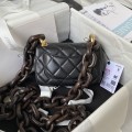 「#1286」Chanel 23A Dakar Advanced Handicraft Workshop Peach Wood Limited CF Mini AS4165, Top Quality