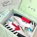 「#4416」Off-White color-blocked arrows with geometric patterns, multi-color matching, sneakers