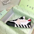 「#4416」Off-White color-blocked arrows with geometric patterns, multi-color matching, sneakers