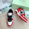 「#4422」Off-White Arrow stitching red outer leather sneakers
