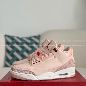 「#4428」Jordan Air Jordan  3 Valentine's Day Retro basketball shoes