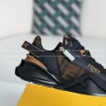 「#4429」FENDI leather casual low-top shoes