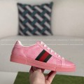 「#4434」Gucci ACE Leather plank shoes