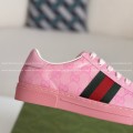 「#4434」Gucci ACE Leather plank shoes