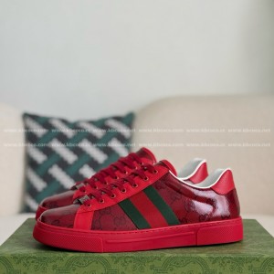 「#4435」Gucci ACE Leather plank shoes