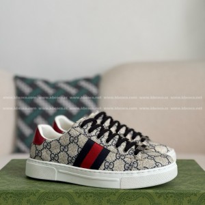 「#4438」Gucci ACE Leather plank shoes