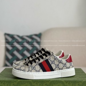 「#4438」Gucci ACE Leather plank shoes