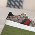 「#4440」Gucci ACE Leather plank shoes