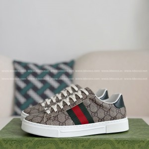 「#4440」Gucci ACE Leather plank shoes