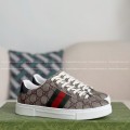 「#4440」Gucci ACE Leather plank shoes