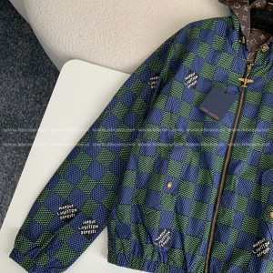 「#4441」Louis Vuitton  SpringSummer collection plaid double-sided jacket