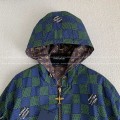 「#4441」Louis Vuitton  SpringSummer collection plaid double-sided jacket