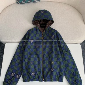 「#4441」Louis Vuitton  SpringSummer collection plaid double-sided jacket