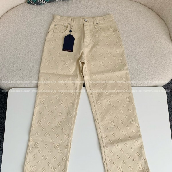 「#4448」Louis Vuitton Full-print cotton pants