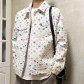 「#4450」Louis Vuitton Spring New Destroyed Denim Jacket