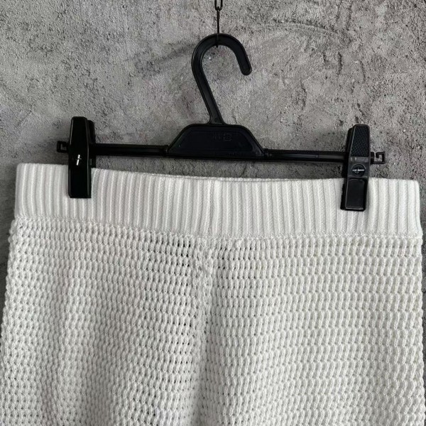 Casablanca cotton high density knit, woven shorts