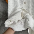 「#4455」Casablanca cotton high density knit, woven plaid sweater T-shirt