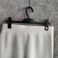 「#4456」Casablanca Green Cotton High-density Knit, Woven Plaid Shorts