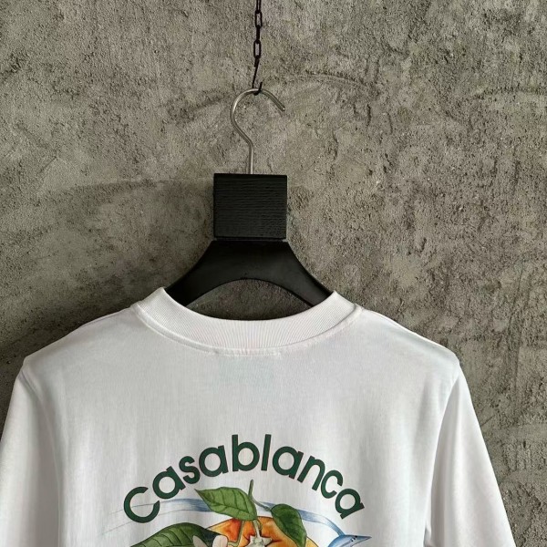 CASABLANCA Spring and Summer Tomato Graphic Print T-shirt