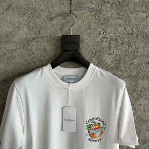 「#4466」CASABLANCA Spring and Summer Tomato Graphic Print T-shirt