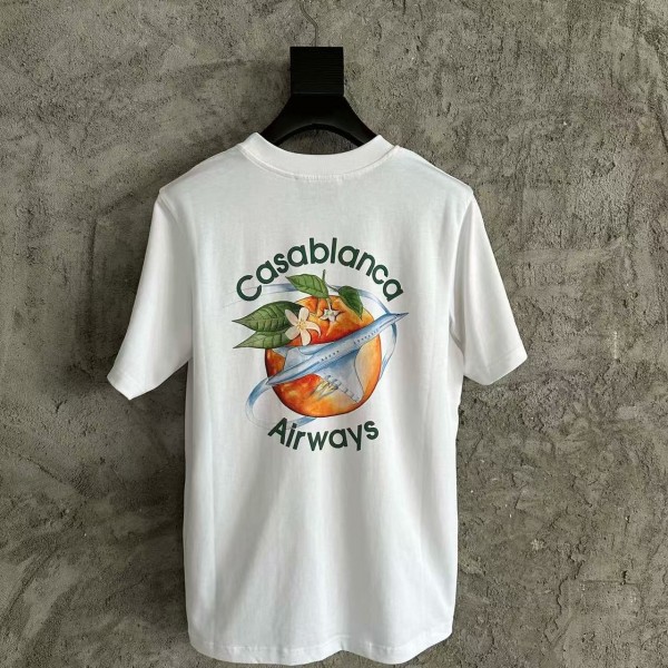 CASABLANCA Spring and Summer Tomato Graphic Print T-shirt