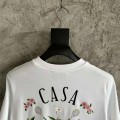「#4467」CASABLANCA SpringSummer Orange Graphic Print T-Shirt