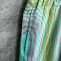 「#4470」CASABLANCA SpringSummer Blue Line Printed Silk Shorts