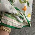 「#4473」CASABLANCA SpringSummer Floral Pattern Silk T-Shirt