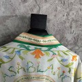 「#4473」CASABLANCA SpringSummer Floral Pattern Silk T-Shirt