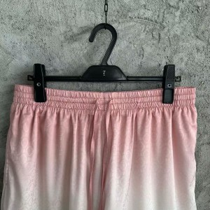 「#4474」CASABLANCA Spring and Summer Large LOGO Pattern Silk Shorts