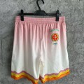 「#4474」CASABLANCA Spring and Summer Large LOGO Pattern Silk Shorts